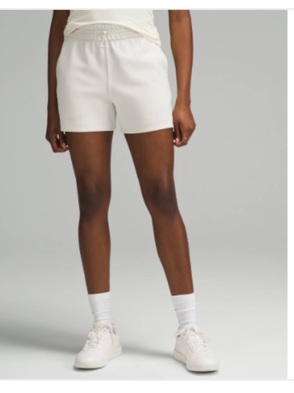 Lululemon Softstreme High Rise Short 4" Bone Size 10
